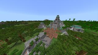 Screenshot of the Minecraft Bedrock Marketplace product Spider Temple created by Odyssey Builds.