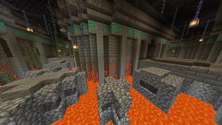 Screenshot of the Minecraft Bedrock Marketplace product Spider Temple created by Odyssey Builds.