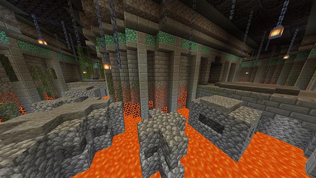Screenshot of the Minecraft Bedrock Marketplace product Spider Temple created by Odyssey Builds.