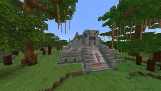 Screenshot of the Minecraft Bedrock Marketplace product Spider Temple created by Odyssey Builds.