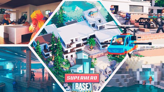 Thumbnail of the Minecraft Bedrock Marketplace product Base de Super-Heróis created by Odyssey Builds.