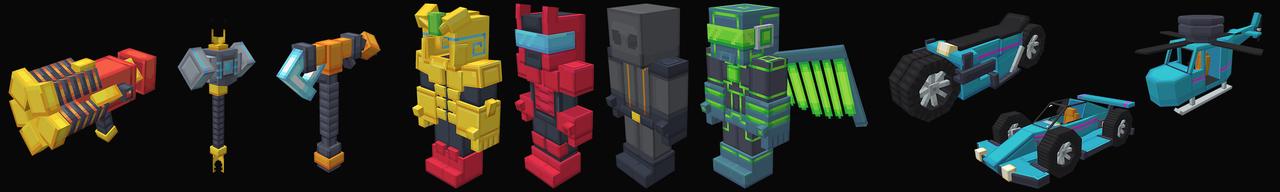 Panorama of the Minecraft Bedrock Marketplace product SUPERHERO MODE created by Odyssey Builds.