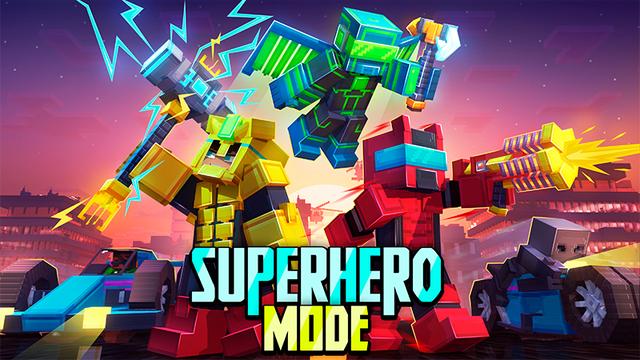 Thumbnail of the Minecraft Bedrock Marketplace product SUPERHERO MODE created by Odyssey Builds.