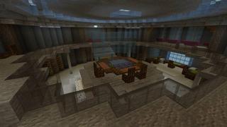 Screenshot of the Minecraft Bedrock Marketplace product Superhero Underground Base created by Odyssey Builds.