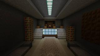 Screenshot of the Minecraft Bedrock Marketplace product Superhero Underground Base created by Odyssey Builds.