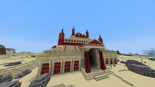 Screenshot of the Minecraft Bedrock Marketplace product TNT-Pyramide created by Odyssey Builds.