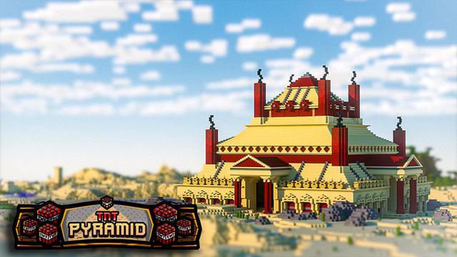 Thumbnail of the Minecraft Bedrock Marketplace product Pirâmide TNT created by Odyssey Builds.