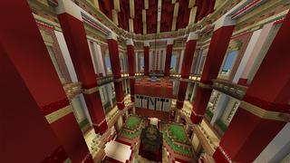 Screenshot of the Minecraft Bedrock Marketplace product TNT Temple created by Odyssey Builds.