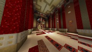 Screenshot of the Minecraft Bedrock Marketplace product TNT Temple created by Odyssey Builds.
