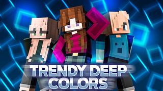 Thumbnail of the Minecraft Bedrock Marketplace product Trendy Deep Colors created by Odyssey Builds.