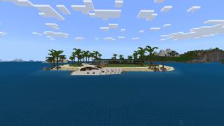 Screenshot of the Minecraft Bedrock Marketplace product Ultra Modern Mansion created by Odyssey Builds.