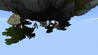 Screenshot of the Minecraft Bedrock Marketplace product Upside Down Skyblock created by Odyssey Builds.