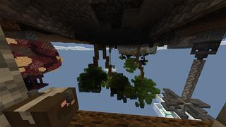Screenshot of the Minecraft Bedrock Marketplace product Upside Down Skyblock created by Odyssey Builds.