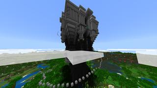 Screenshot of the Minecraft Bedrock Marketplace product Upside Down Temple created by Odyssey Builds.