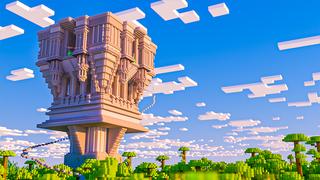 Thumbnail of the Minecraft Bedrock Marketplace product Upside Down Temple created by Odyssey Builds.