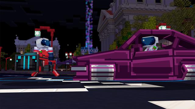 Screenshot of the Minecraft Bedrock Marketplace product VEHICLE MASHUP created by Odyssey Builds.