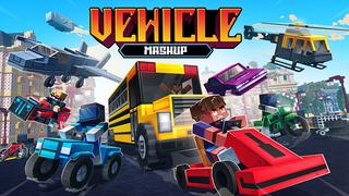 Thumbnail of the Minecraft Bedrock Marketplace product VEHICLE MASHUP created by Odyssey Builds.
