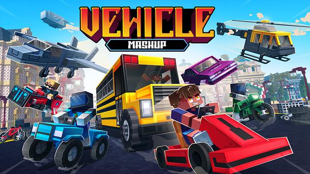 Thumbnail of the Minecraft Bedrock Marketplace product VEHICLE MASHUP created by Odyssey Builds.
