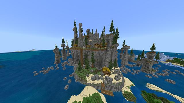 Screenshot of the Minecraft Bedrock Marketplace product Viking Town created by Odyssey Builds.