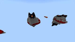 Screenshot of the Minecraft Bedrock Marketplace product Volcanic Skyblock created by Odyssey Builds.