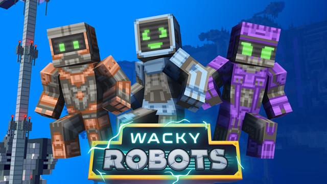 Thumbnail of the Minecraft Bedrock Marketplace product Wacky Robots created by Odyssey Builds.