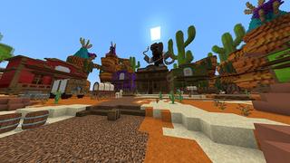 Screenshot of the Minecraft Bedrock Marketplace product Western Town created by Odyssey Builds.