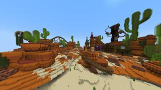 Screenshot of the Minecraft Bedrock Marketplace product Western Town created by Odyssey Builds.