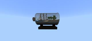 Panorama of the Minecraft Bedrock Marketplace product World in a Bottle created by Odyssey Builds.