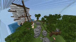 Screenshot of the Minecraft Bedrock Marketplace product World in a Bottle created by Odyssey Builds.