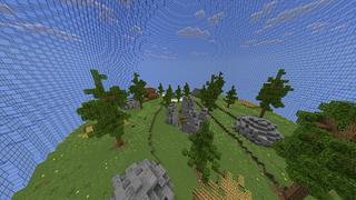 Screenshot of the Minecraft Bedrock Marketplace product World in a Bubble created by Odyssey Builds.