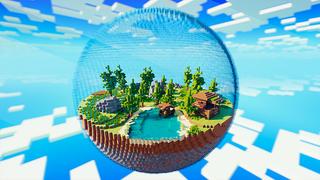 Thumbnail of the Minecraft Bedrock Marketplace product World in a Bubble created by Odyssey Builds.