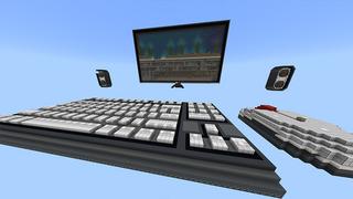 Screenshot of the Minecraft Bedrock Marketplace product World in a Computer created by Odyssey Builds.