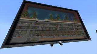 Screenshot of the Minecraft Bedrock Marketplace product World in a Computer created by Odyssey Builds.