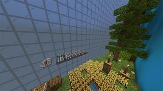 Screenshot of the Minecraft Bedrock Marketplace product World in a Computer created by Odyssey Builds.