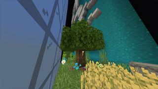 Screenshot of the Minecraft Bedrock Marketplace product World in a Phone created by Odyssey Builds.