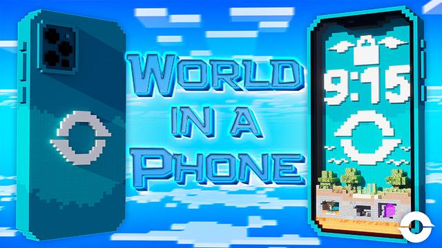 Thumbnail of the Minecraft Bedrock Marketplace product World in a Phone created by Odyssey Builds.
