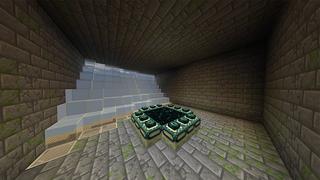 Screenshot of the Minecraft Bedrock Marketplace product World in a Snow Globe created by Odyssey Builds.