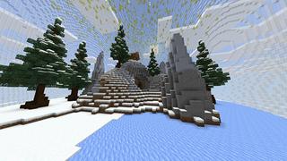 Screenshot of the Minecraft Bedrock Marketplace product World in a Snow Globe created by Odyssey Builds.