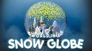 Thumbnail of the Minecraft Bedrock Marketplace product World in a Snow Globe created by Odyssey Builds.