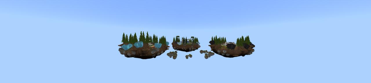 Panorama of the Minecraft Bedrock Marketplace product World's Safest Skyblock created by Odyssey Builds.