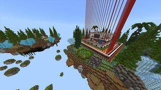 Screenshot of the Minecraft Bedrock Marketplace product World's Safest Skyblock created by Odyssey Builds.