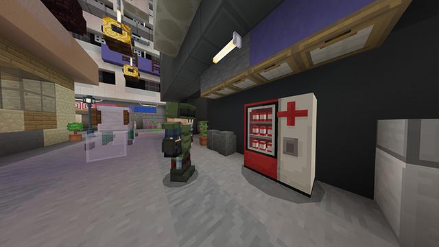 Screenshot of the Minecraft Bedrock Marketplace product Zombie Attack created by Odyssey Builds.