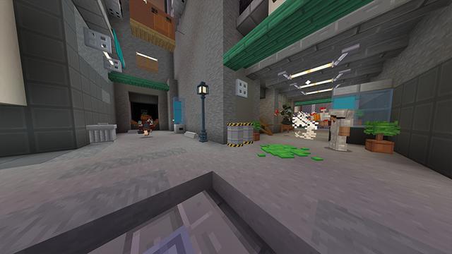 Screenshot of the Minecraft Bedrock Marketplace product Zombie Attack created by Odyssey Builds.