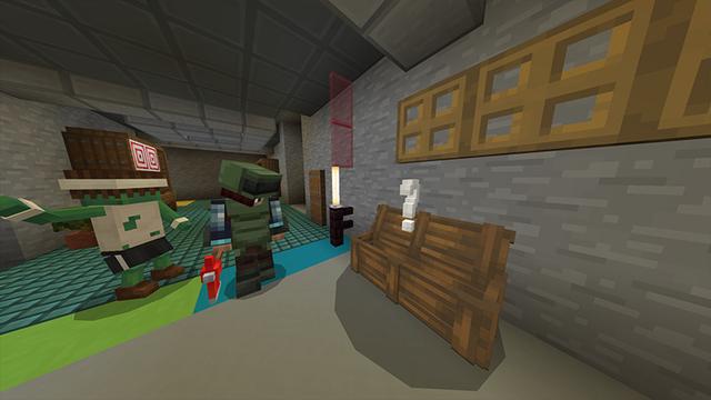 Screenshot of the Minecraft Bedrock Marketplace product Zombie Attack created by Odyssey Builds.