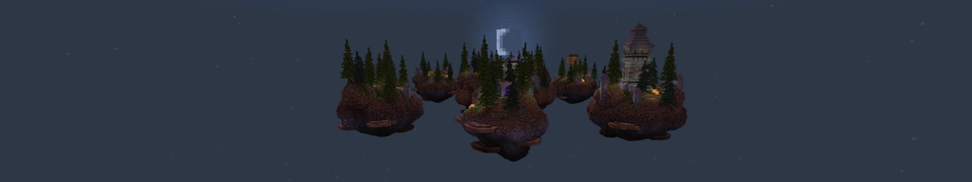 Panorama of the Minecraft Bedrock Marketplace product Zombie Bunker Skyblock created by Odyssey Builds.