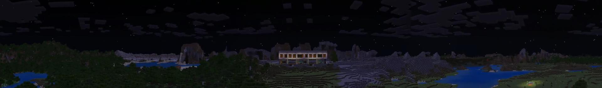 Panorama of the Minecraft Bedrock Marketplace product Zombie Underground Base created by Odyssey Builds.