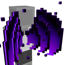 Thumbnail of the Minecraft Bedrock Marketplace product Dark Ender Glitch Wings created by OG Games.