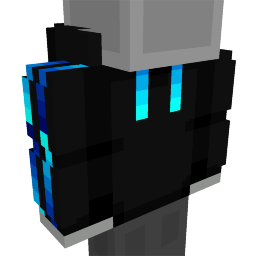 Thumbnail of the Minecraft Bedrock Marketplace product Hacker Blue Jogging Hoodie created by OG Games.