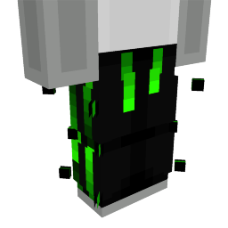 Thumbnail of the Minecraft Bedrock Marketplace product Hacker Green Jogging Pants created by OG Games.