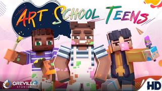 Thumbnail of the Minecraft Bedrock Marketplace product Art School Teens created by Oreville Studios.